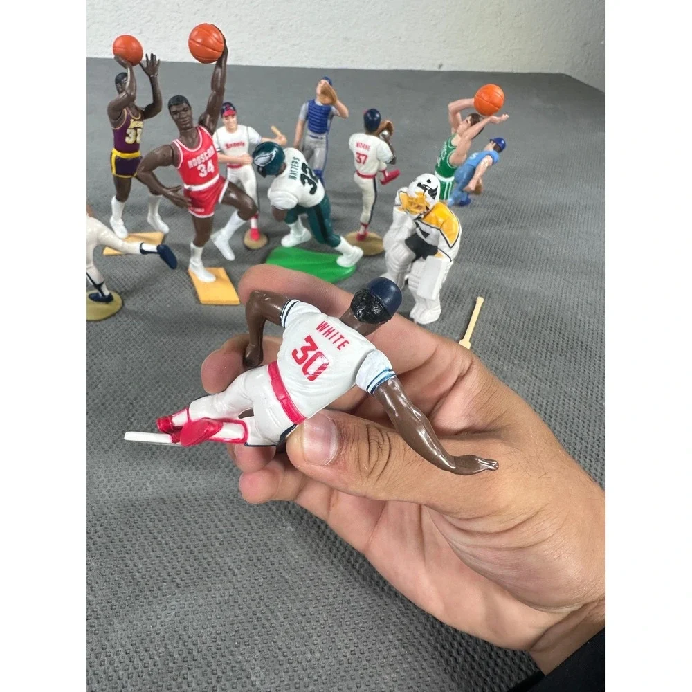 Vintage Sports Action Figure Lot Starting Lineup Olajuwon Watters Brett Mixed